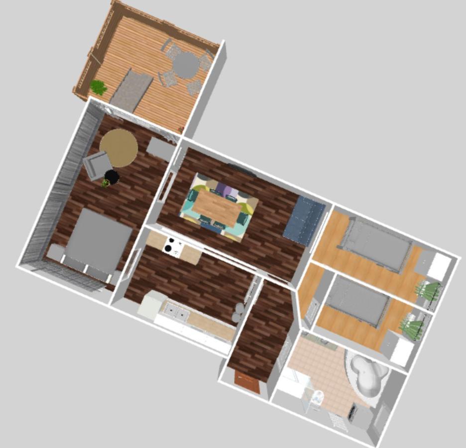 Apartment Humboldt 3 Schlafzimmer,Wifi, Netflix Parken, Terrasse, Klimatisiert, Naehe Zentrum Ена Экстерьер фото